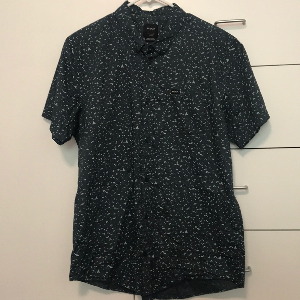 Rvca button down casual shirt